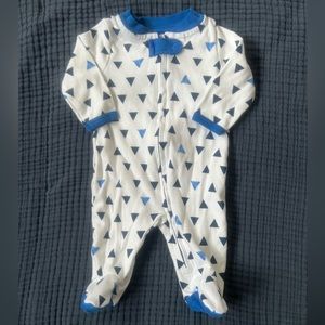Lamaze organic zipper footie